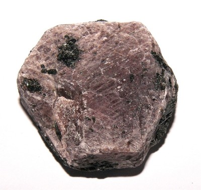 Rubin roh schwarz Glimmer Probe Kristall Indien natürlich 35 mm 20