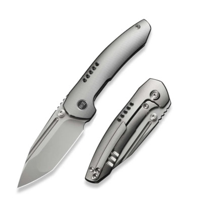 We Knife Co Ltd Trogon Folding Knife 2¾'' Bohler M390 Steel Blade Titanium Handle