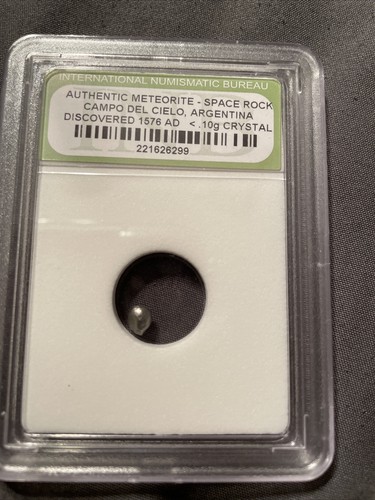 METEORITE Slabbed Campo Del Cielo Meteorite Rocce Spaziali = 10g - Foto 2 di 2