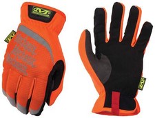 Mechanix Wear Hi-Viz FastFit Work Gloves with Secure Fit Elastic Cuff Reflective