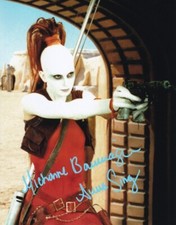 MICHONNE BOURRIAGUE signed Autogramm 20x25cm STAR WARS in Person autograph COA