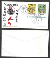 Filipinas 1979 primer día cubierta - Ika-80 Taon ng Metodismo