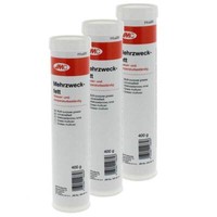 3 X Mehrzweckfett 400G JMC 5540014 Kartusche Schmierfett WäLzlager