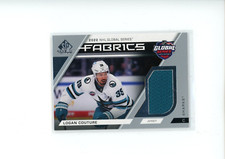2023-24 SP Game Used Logan Couture #GS-11 Fabrics Global Series Jersey Relic