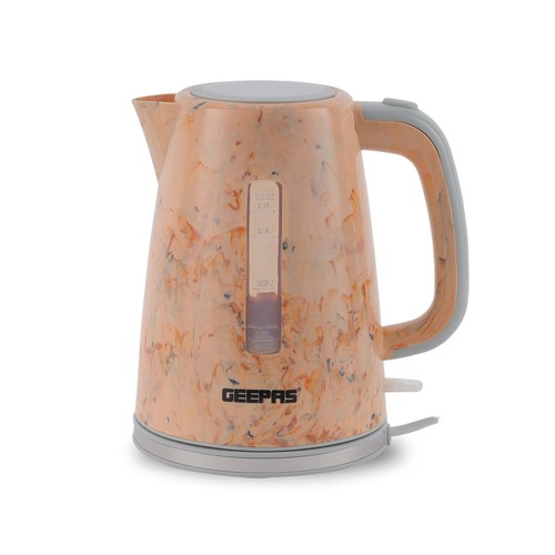 1.7L Cordless Electric Kettle Premium Rapid Boil Jug Kettle Orange 2200W Textur - Picture 2 of 8