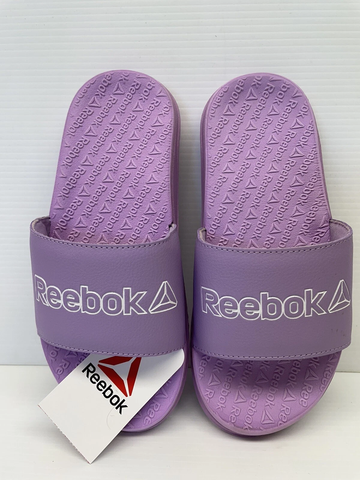 Slip Reebok bambino una bambina viola nuovo con etichette #19