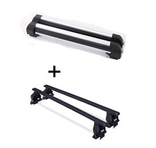 Skiträger VDPS4 4Ski+Dachträger Tema Stahl für Opel Meriva B Steilheck 5Tür ab10