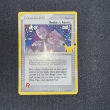 Pokémon TCG Rocket's Admin Celebrations: Classic Collection 86/109 Holo Holo...