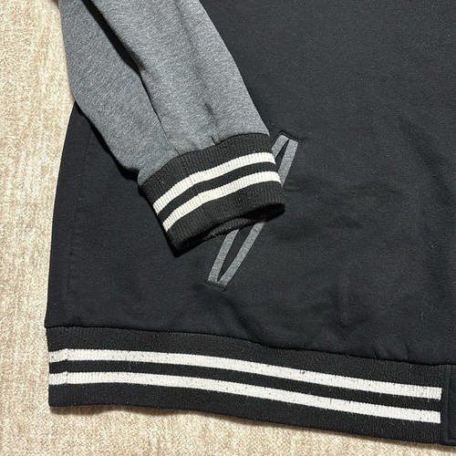 Torrid sz 4/26/3x/4x hooded fleece varsity jacket - Picture 3 of 6