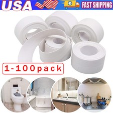 10.5FT PVC Self Adhesive Caulk Sealing Strip Tape For Kitchen Wall Sink Toilet