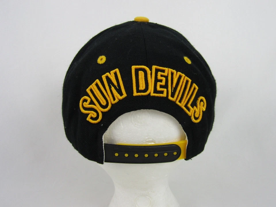 Vintage Arizona State Sun Devils Snapback Cap-Zephyr-Black/Gold/Maroon-GUC - Image 3 of 4
