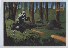 1997 Topps Star Wars: Vehicles Speeder Bike #33 02v3