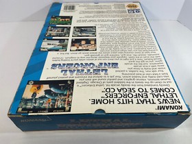 Lethal Enforcers Sega CD CIB Brand NEW Big Box Justifier Gun NEVER USED Complete