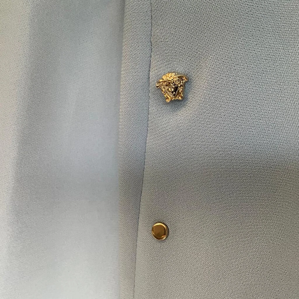 GUCCI Gianni Versace Mini Abito Donna Tessuto Donna Blu Taglia 42