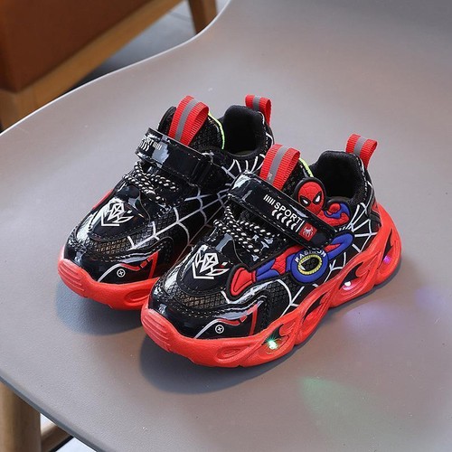 Kids Boys Girls Led Light Up Shoes Trainers Luminous Flashing Shoes Sneaker Size - Picture 7 of 9