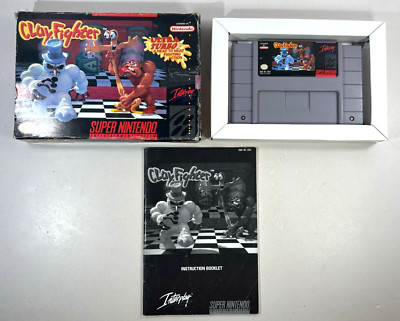ClayFighter (Super Nintendo, 1994) SNES CIB
