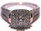 14k white rose gold 1.44ct SI1 H round diamond engagement ring 5g ladies 6 — photo 2