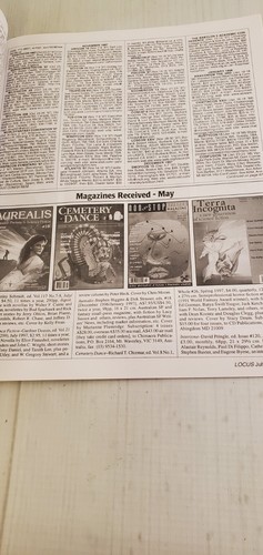 Locus Magazine #438 Vol 39 No. 1 July 1997 - Joe Haldeman & World Horror Conven - Picture 6 of 7