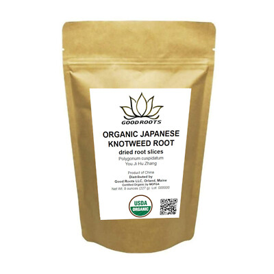 Japanese Knotweed Organic Root Slices Hu Zhang Polygonum cuspidatum 8 oz