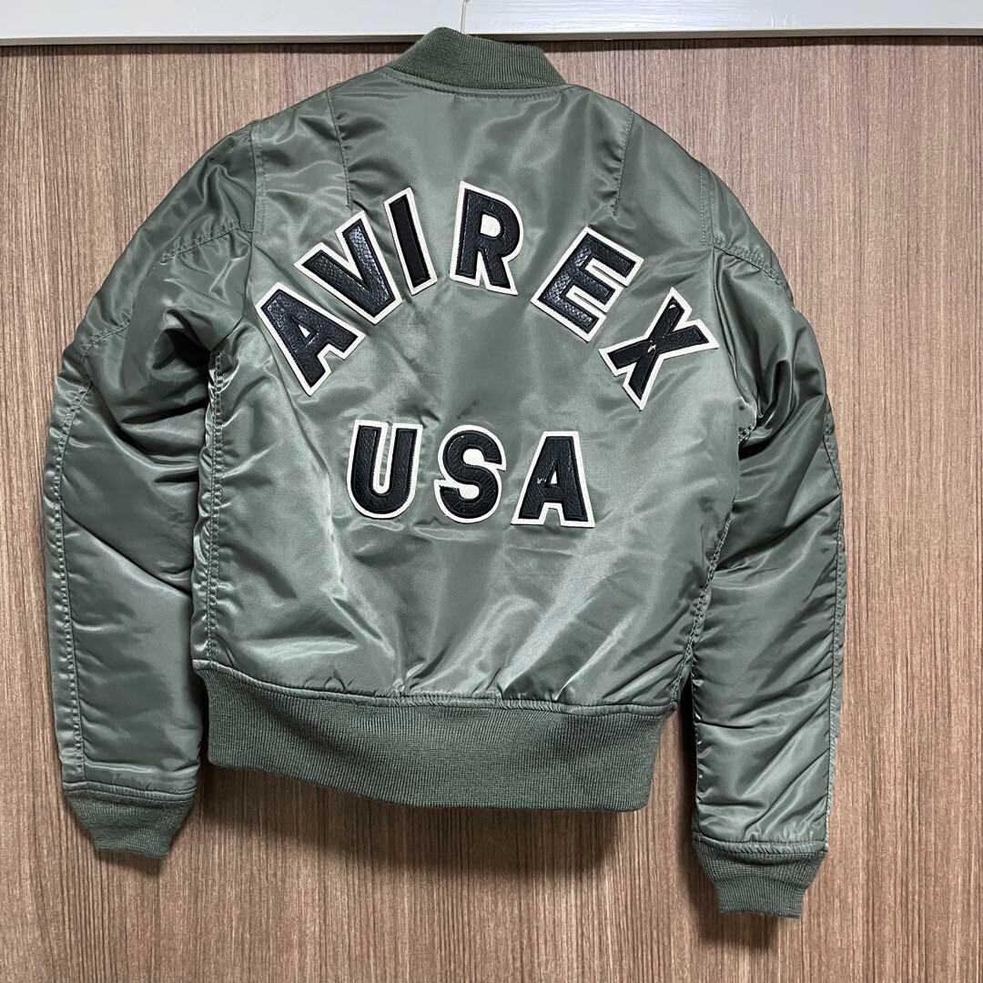 MOUSSY×AVIREX MA-1 AVIREX MOUSSY MA-1 Flight Jacket Green Size S free shippping