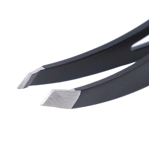 Stainless Steel Slant Tip Eyebrow Tweezer Hair Removal Makeup Tools FB - Picture 7 of 8
