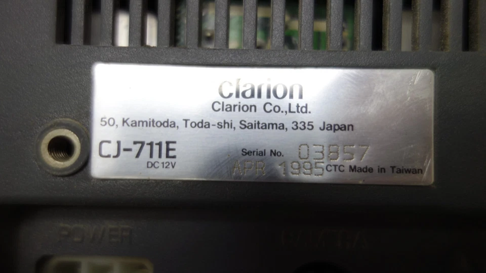 Clarion 6" Rear Safety Vision Back up Monitor CJ-711E w Sun Shield - Image 3 of 4