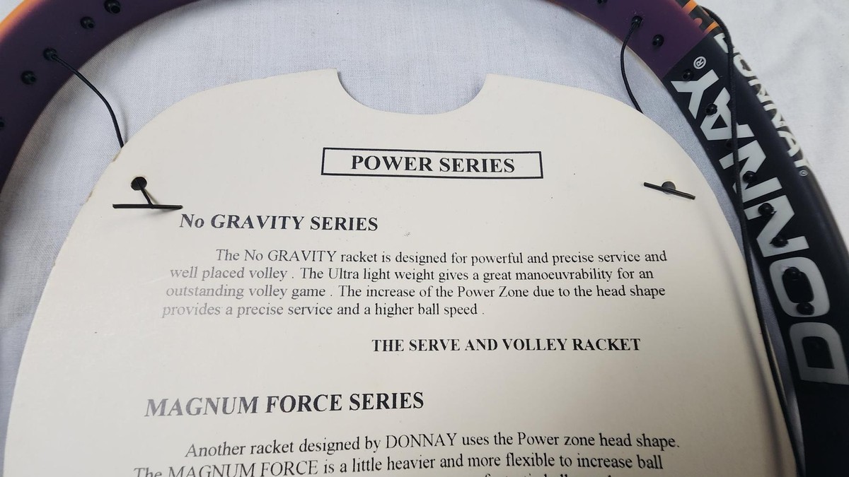 Donnay Gravity 260 Ultra Light Tennis Racket - 4 1/2 in