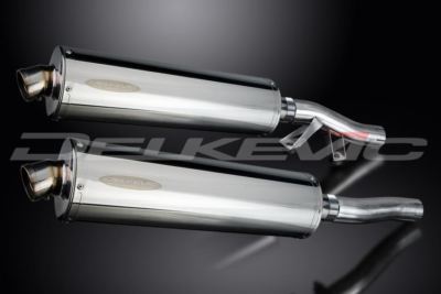★RaJu★ [Exclusive] Basic Soft Touch Muffler 18 Color Slip-On 18-inch Oval Carbon Fiber Exhaust Muffler for ZX-9R