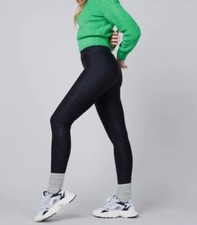 Spanx Faux Leather Foil Snake Leggings Size Small NWT