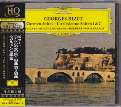 CD Karajan BPO UHQCD  Bizet L'Arlésienne Suites 1 ,2 Carmen Suite from Japan 