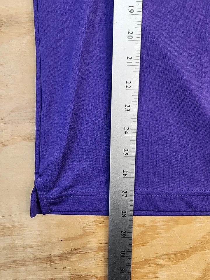 Camisa Polo Walmart Human Resources DC 3048 Fleur-de-Lis Logo Púrpura Para Hombres Grande Foto 4 de 4