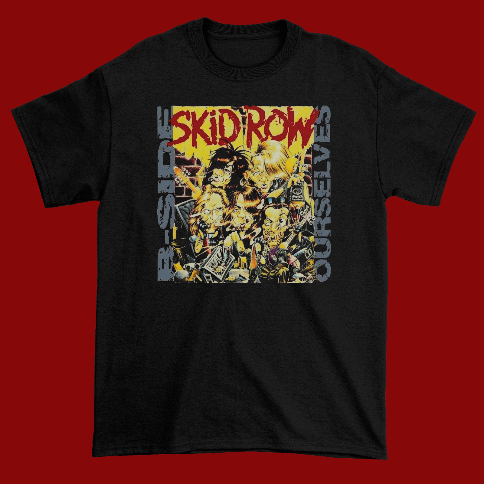 FILA Skid Row SEBASTIAN BACH Nero S 234XL Regalo Famiglia B269