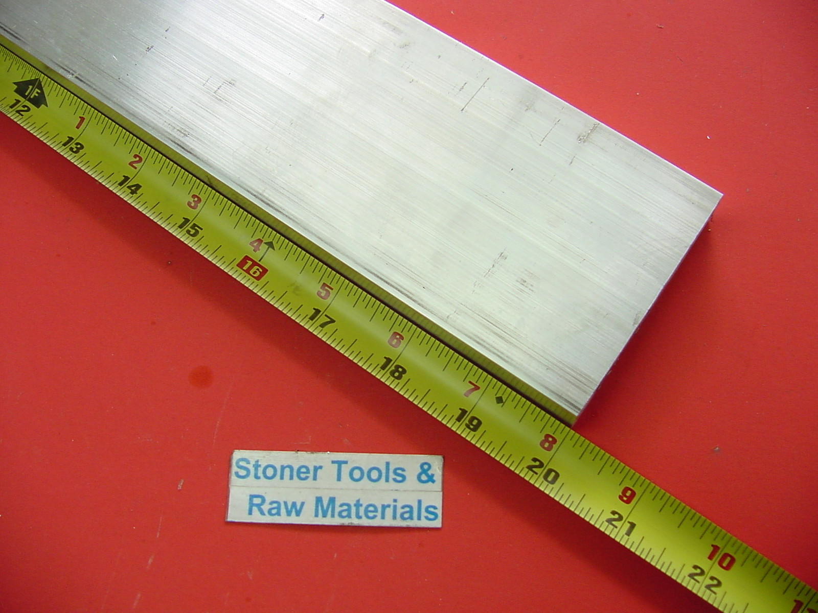 1x4 Inch 6061 Aluminum Flat Bar - 4 Foot Length T6511 Solid Extruded Mill Stock