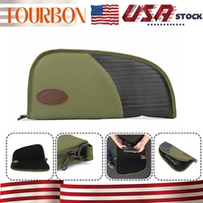 14" Pistol Zip Rug Case Padded Handbag Gun Storage Large Bag Hunting	-USASHIP