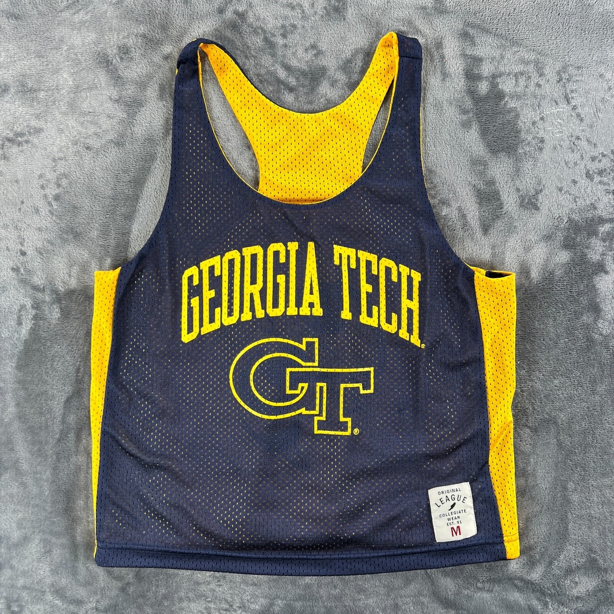 Original League Mesh Jersey Women M Tank Top Team Georgia Tech