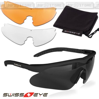 Swiss Eye fascia per testa E-Tac multifunzione in nero
