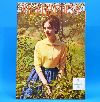 Die Bekleidung  5 / 1960 DDR Schnittbogen Mode Vogue Stricken Hemdpullover Bluse
