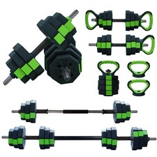 Adjustable Dumbbell Set, 30/44 Lbs Adjustable Weight Set With Iron Handle for...