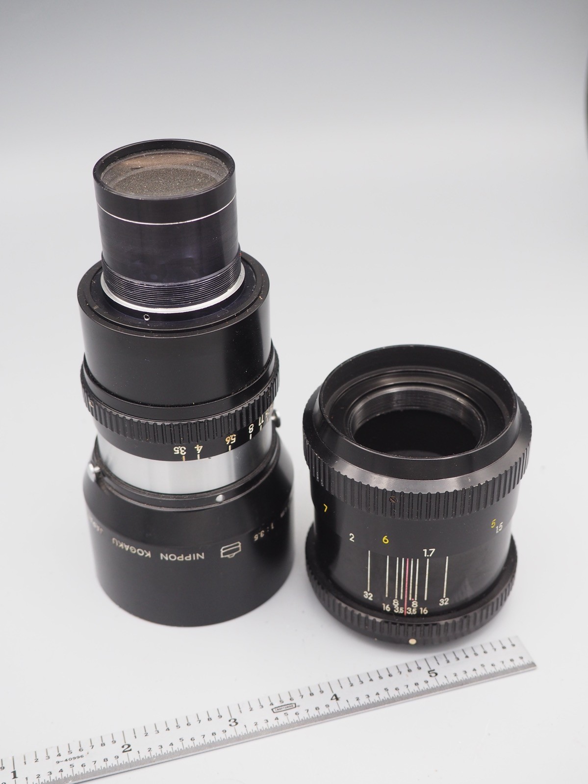 extremely rare nikon f adapter for  13.5cm rangefinder lens 