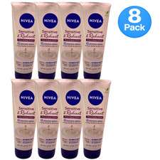 NIVEA Sensitive Radiant Face Body Cream Shea Butter Aloe Vera 6.8oz 8 Pack