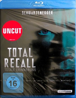 Total Recall - Totale Erinnerung - Arnold Schwarzenegger - BluRay Neu OVP