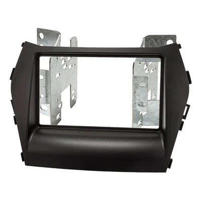 Cache radio double DIN adapté pour Hyundai Santa Fe DM à partir de 09/2012 sa... - Photo 1/3