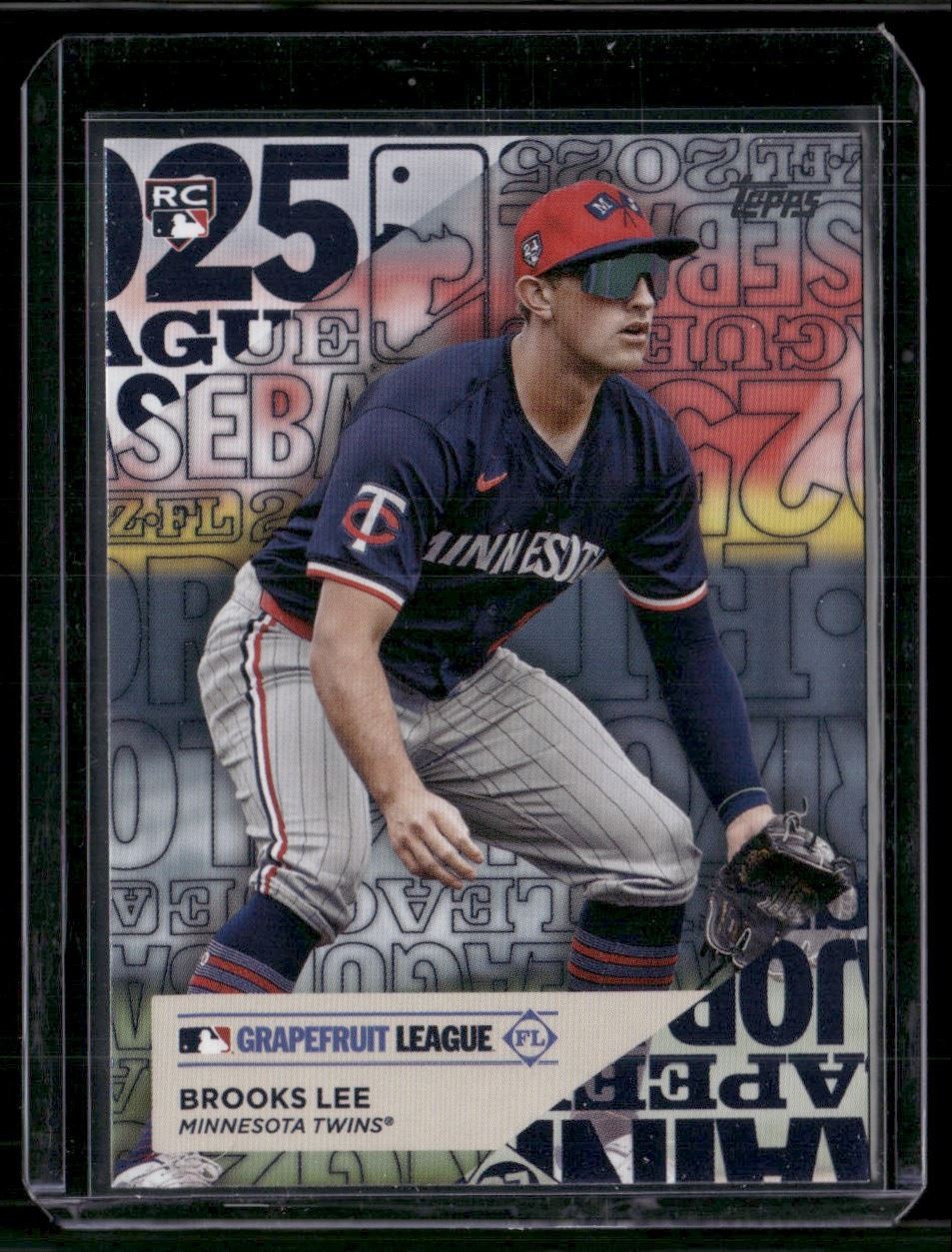 Brooks Lee Rookie 2025 Topps Training Grounds Minnesota Twins #TG-19
