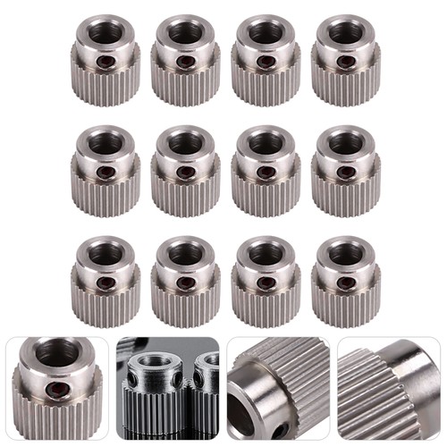 15pcs 36 Teeth Gear 3D Printer Parts Stainless Steel Extruder Wheel Gear - Zdjęcie 2 z 12