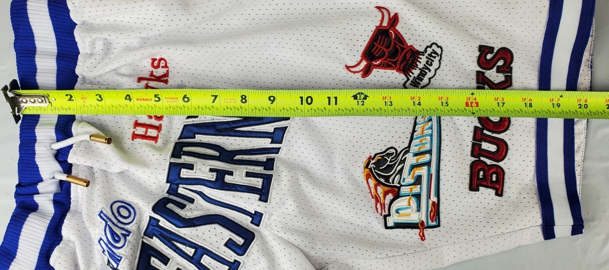 Just Don NBA Eastern Conference All Star Applique Shorts - Size S