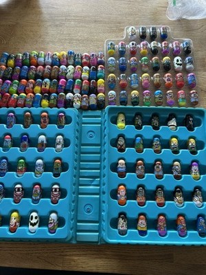 140 plus Vintage Mighty Beanz Konvolut Beanz. Serie inkl. Koffer