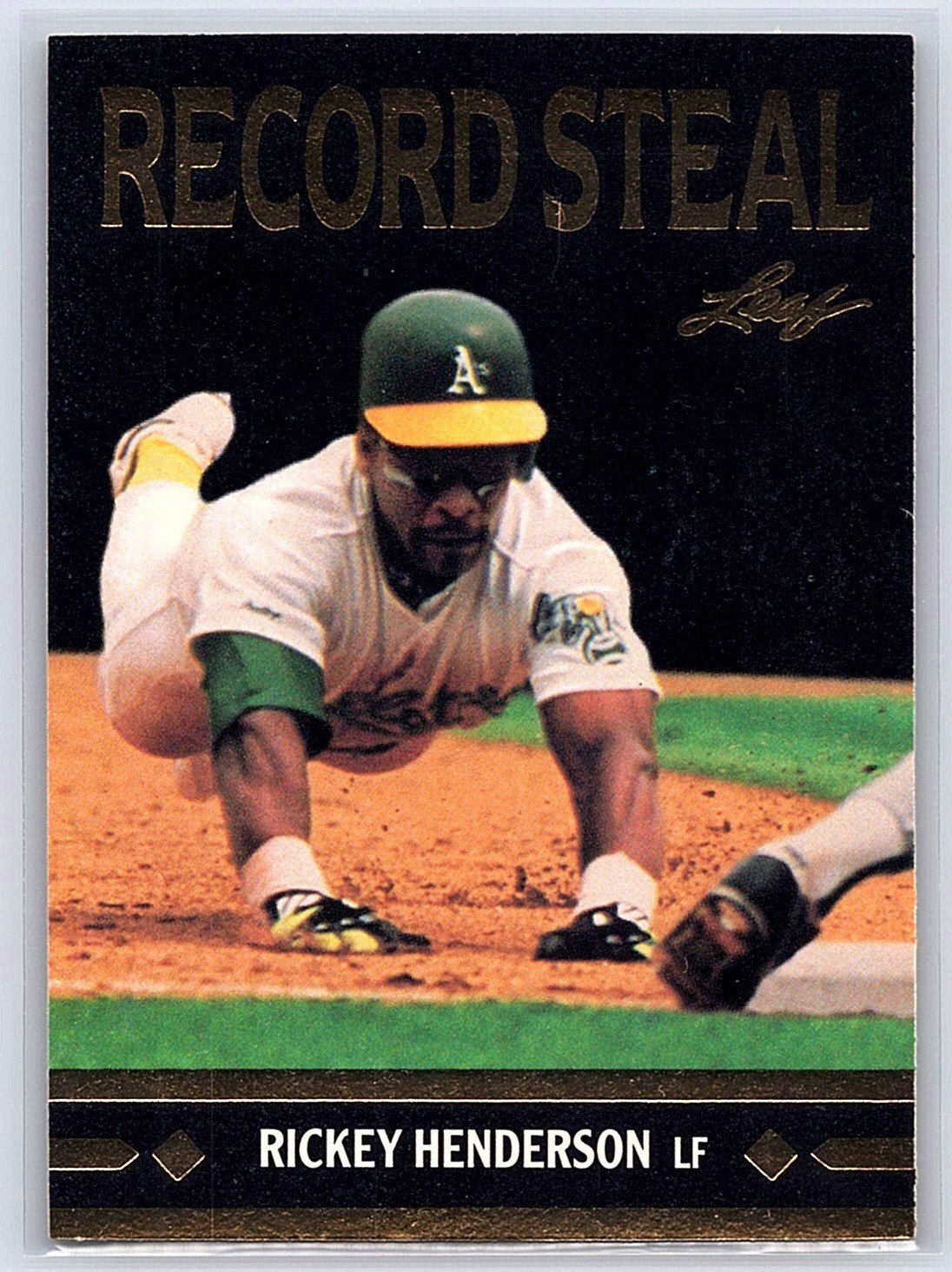 1991 Leaf Gold Rookies Record Steal Rickey Henderson EX Cond. #BC26 (59)
