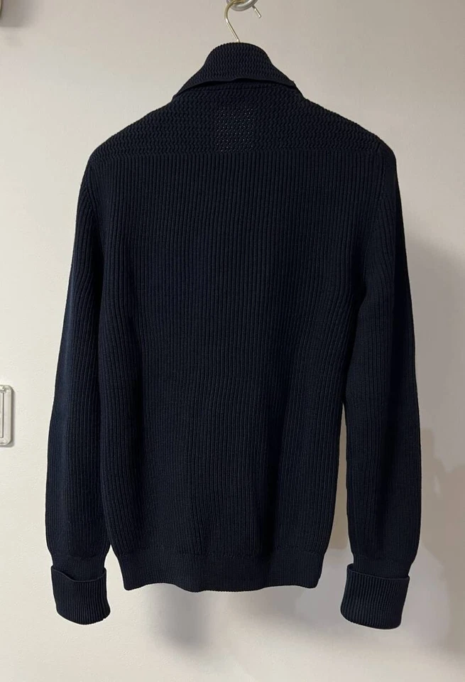 TOM FORD Chal Cuello Tejido Blusa Chaqueta Lana Talla 46 Usado por 007 McQueen/JP-- Foto 4 de 4