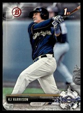 2017 Bowman Draft KJ Harrison Milwaukee Brewers #BD-110