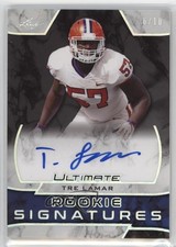 2019 Leaf Ultimate Rookie Signatures Silver Spectrum 6/10 Tre Lamar Auto v8v